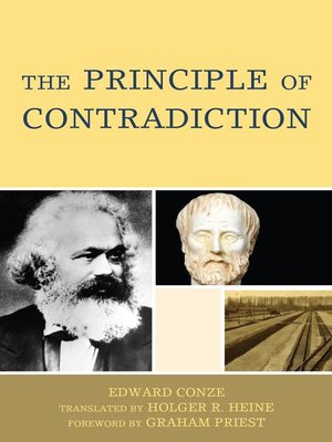 cover image of The Principle of Contradiction